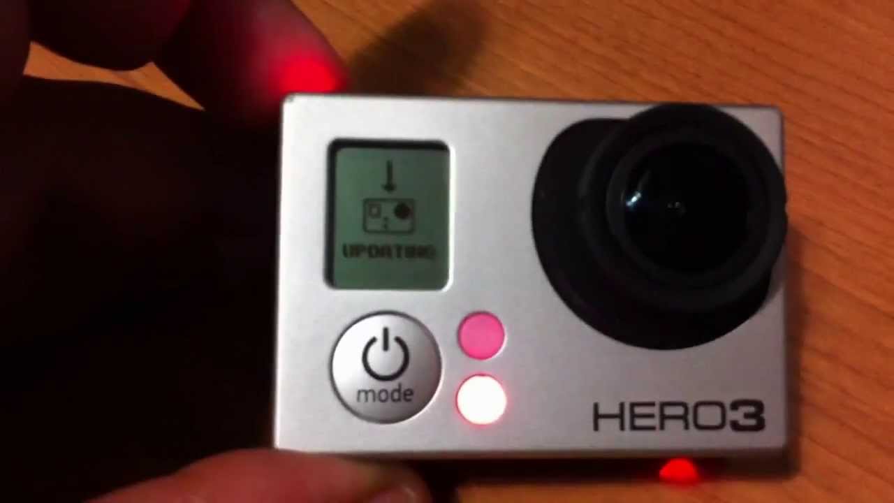 Cómo actualizar el firmware de la cámara GoPro Hero3 Black Edition