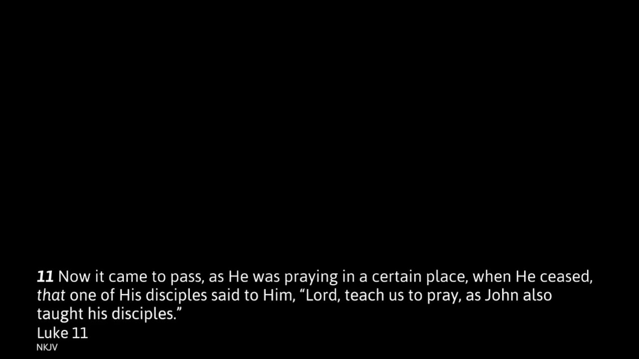 Pst Bruno Arekion -  The Prayer Life of Jesus