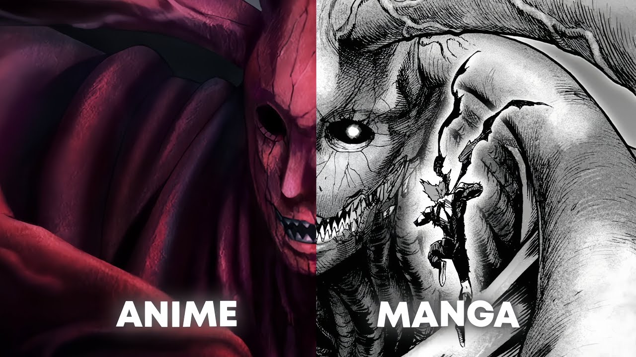 Anime vs Manga || One Punch Man season 3 episode 5