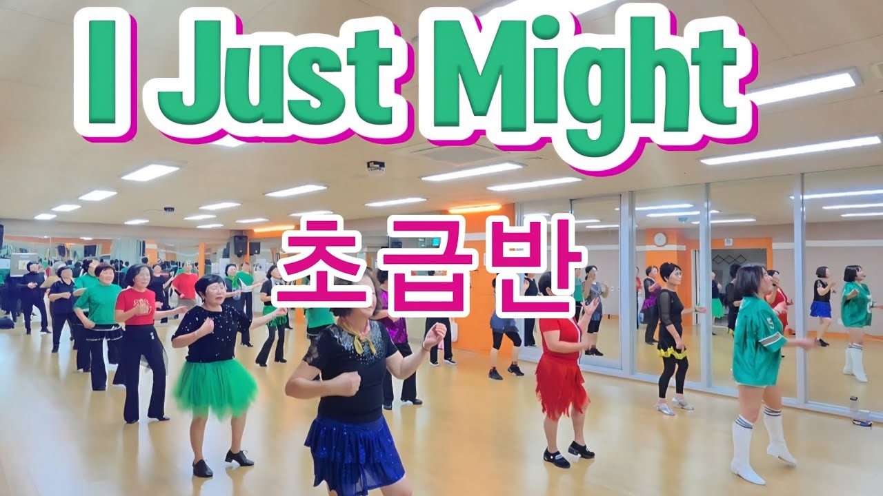 I Just Might Line DanceㅣHigh Beginner 초급ㅣRob Williamsㅣ정유나라인댄스 ㅣ초급반수업