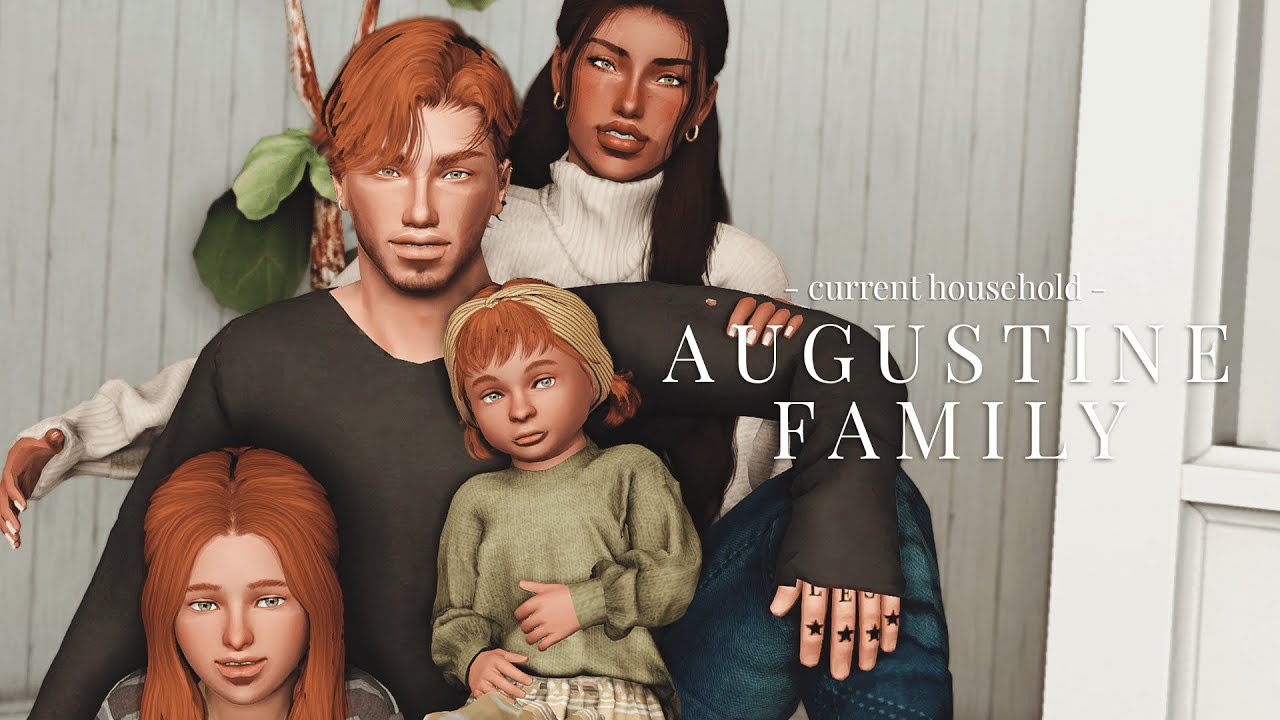 meet the augustine family! ✧.* the sims 3: current household #2