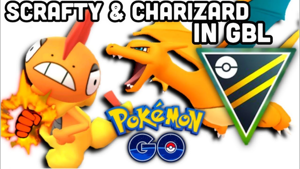 Best buddy Scrafty & Charizard team up in Ultra GO Battle League Pokemon GO