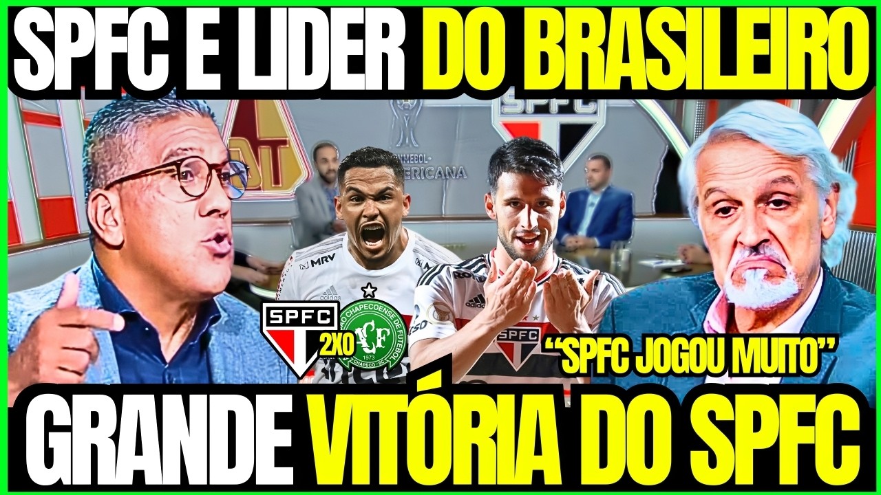 🚨PÓS-JOGO! SEGUE O LIDER ! SPFC É LIDER ISOLADO DO BRASILEIRÃO ! ULTIMAS NOTÍCIAS DO SÃO PAULO FC