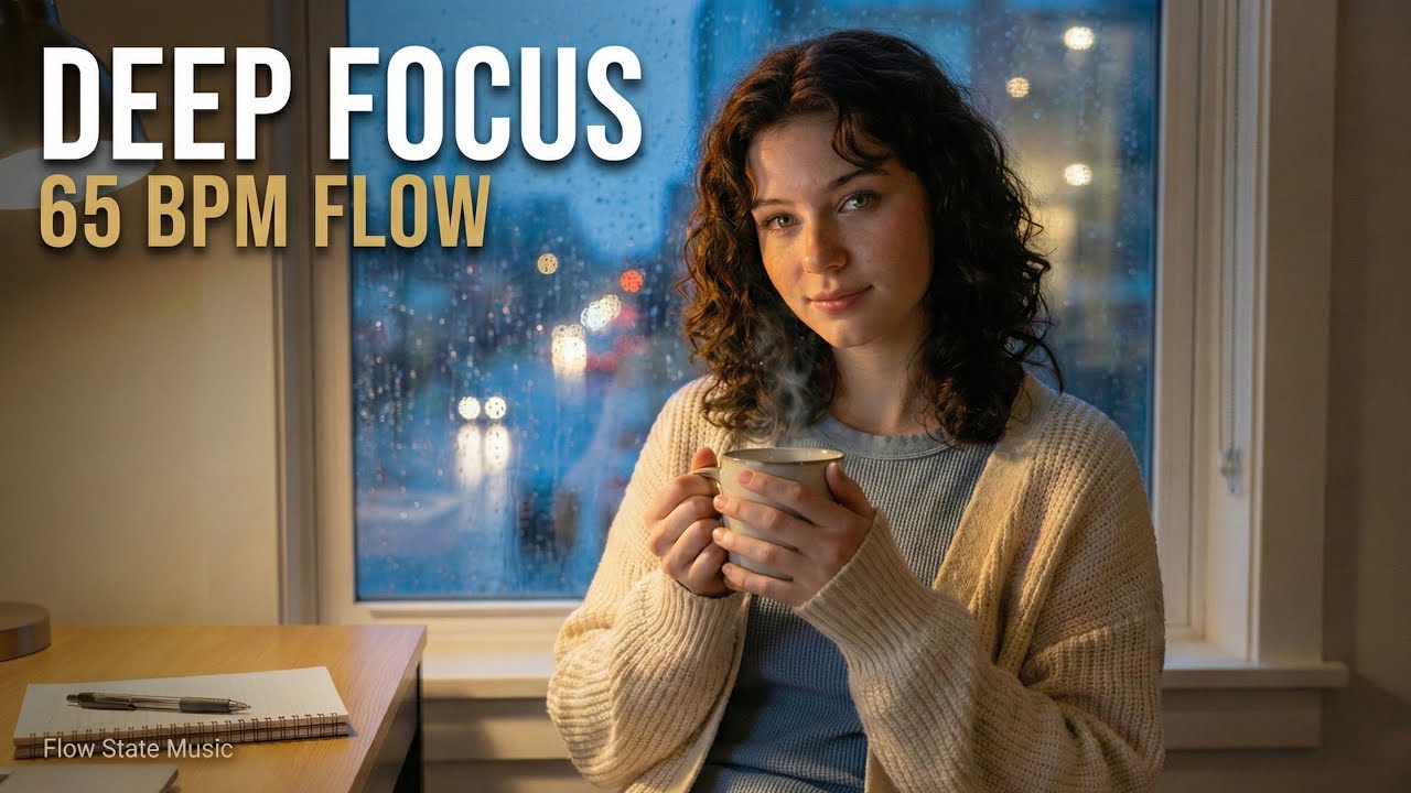 Rainy Day Piano: Instrumental music for coding, study and focus