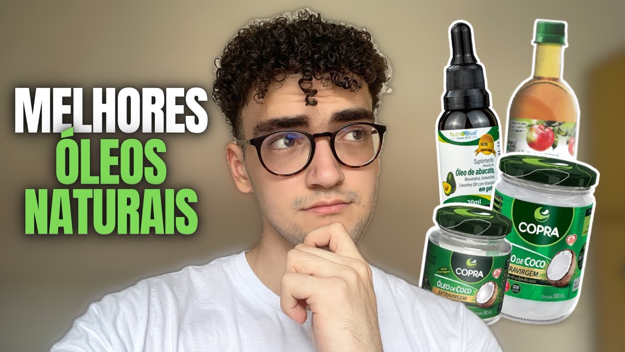 MELHORES ÓLEOS NATURAIS PARA O SEU CABELO CACHEADO/CRESPO MASCULINO!