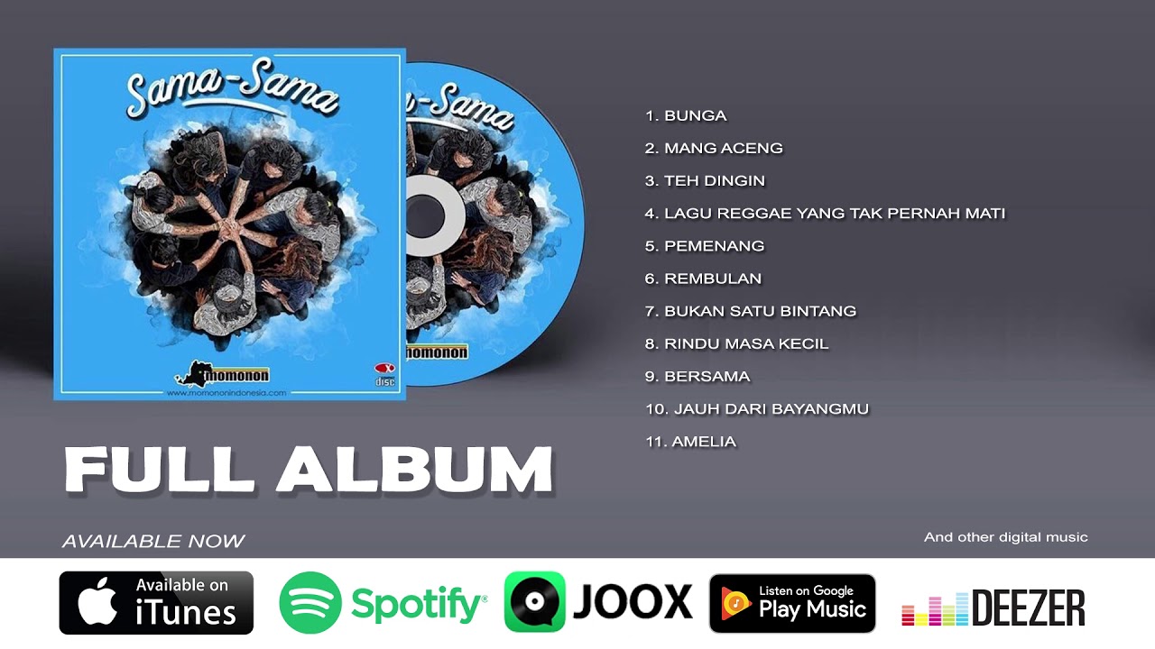 MOMONON - FULL ALBUM SAMA-SAMA (OFFICIAL AUDIO)