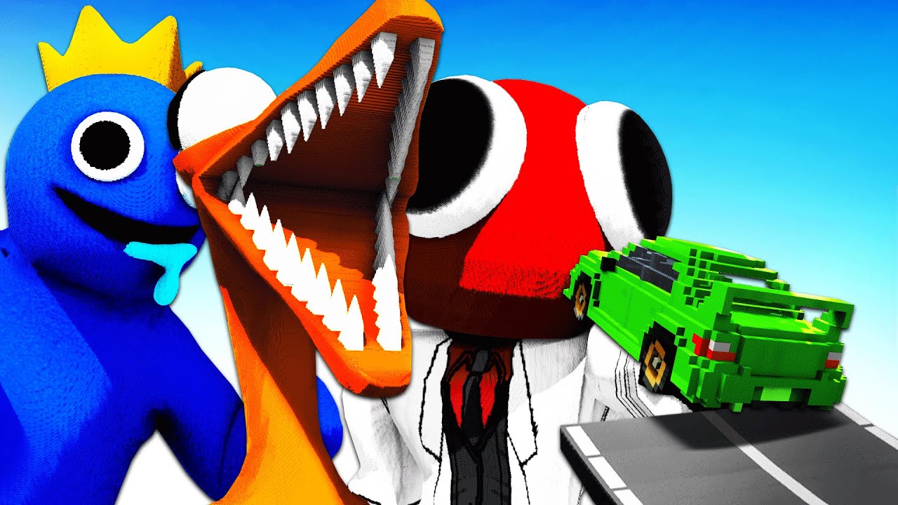 RAINBOW FRIENDS vs CARS