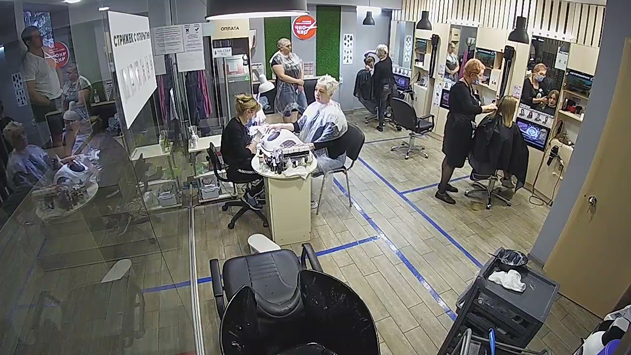 Long blonde to A-line bob