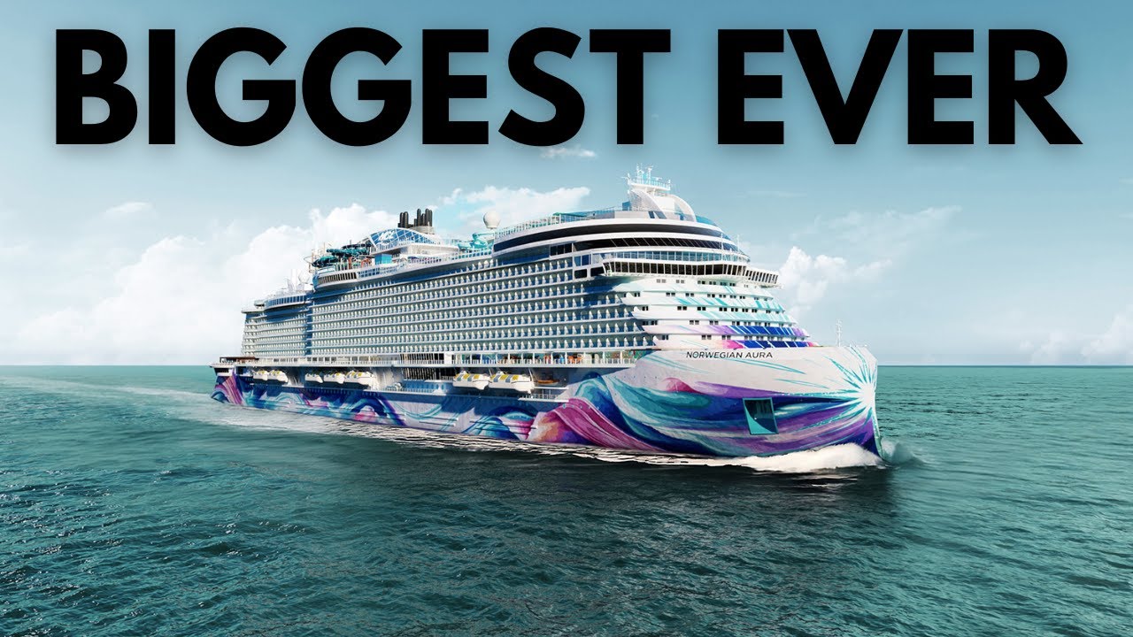 Компания Norwegian Cruise Line объявляет о создании САМОГО БОЛЬШОГО КОРАБЛЯ Norwegian Aura!