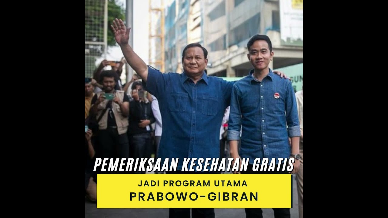 #PrabowoGibran #Prabowo #Gibran #QuickWin #KesehatanGratis #IndonesiaSehat