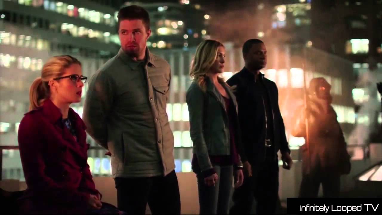 Arrow 4x13   Oliver V S Malcolm Merlyn FULL Fight ( Oliver Cuts Malcolms Hand off )