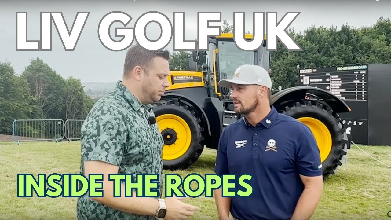 LIV Golf UK 2025 at JCB Golf and Country Club - I met Bryson DeChambeau