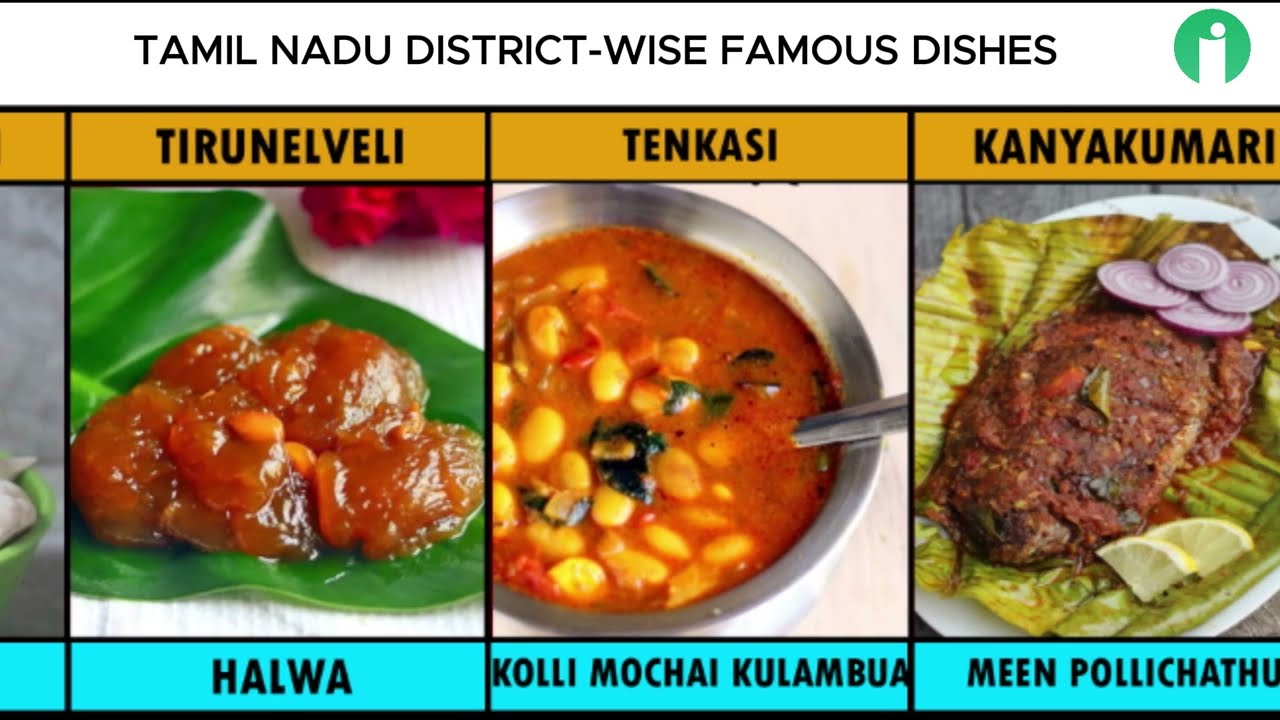 🍛 Tamil Nadu District-Wise Famous Dishes | 38 Districts | Regional Food Tour | Infopediainfo