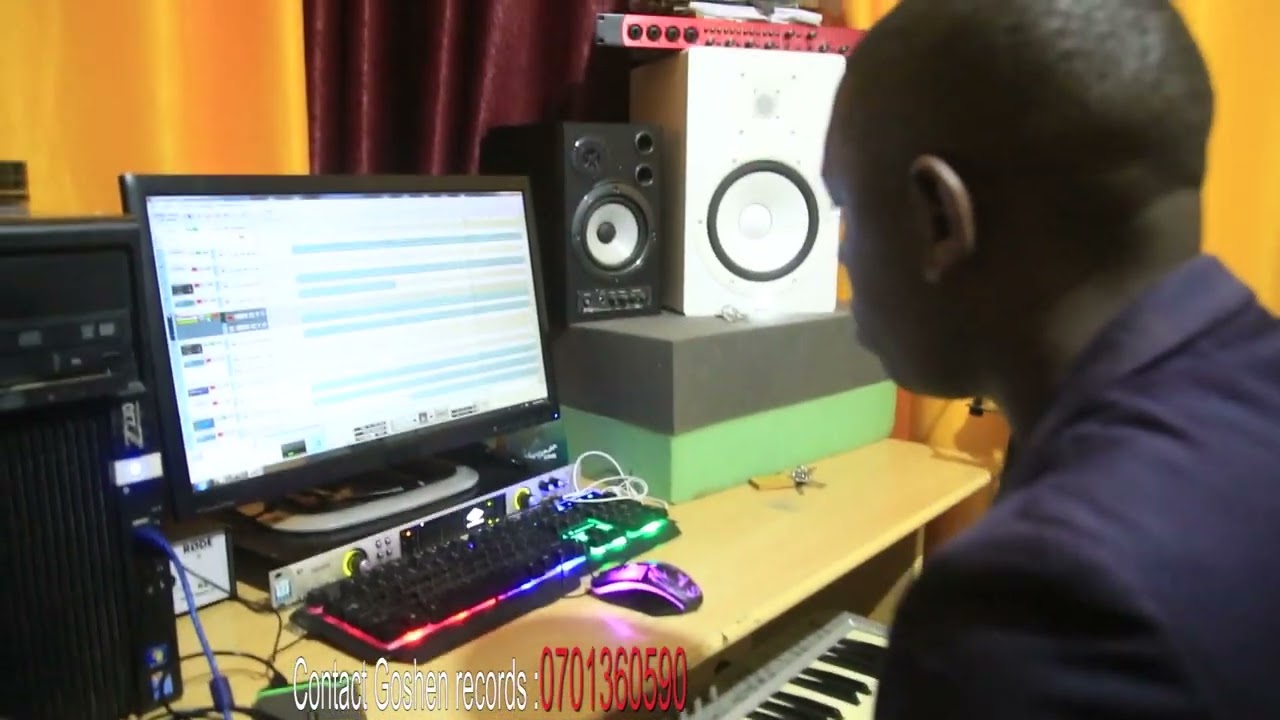 UYU WERU  BY THUO WA CHEGE HOW IT WAS MADE( STUDIO MAKING)0701360590 GOSHEN RECORDS
