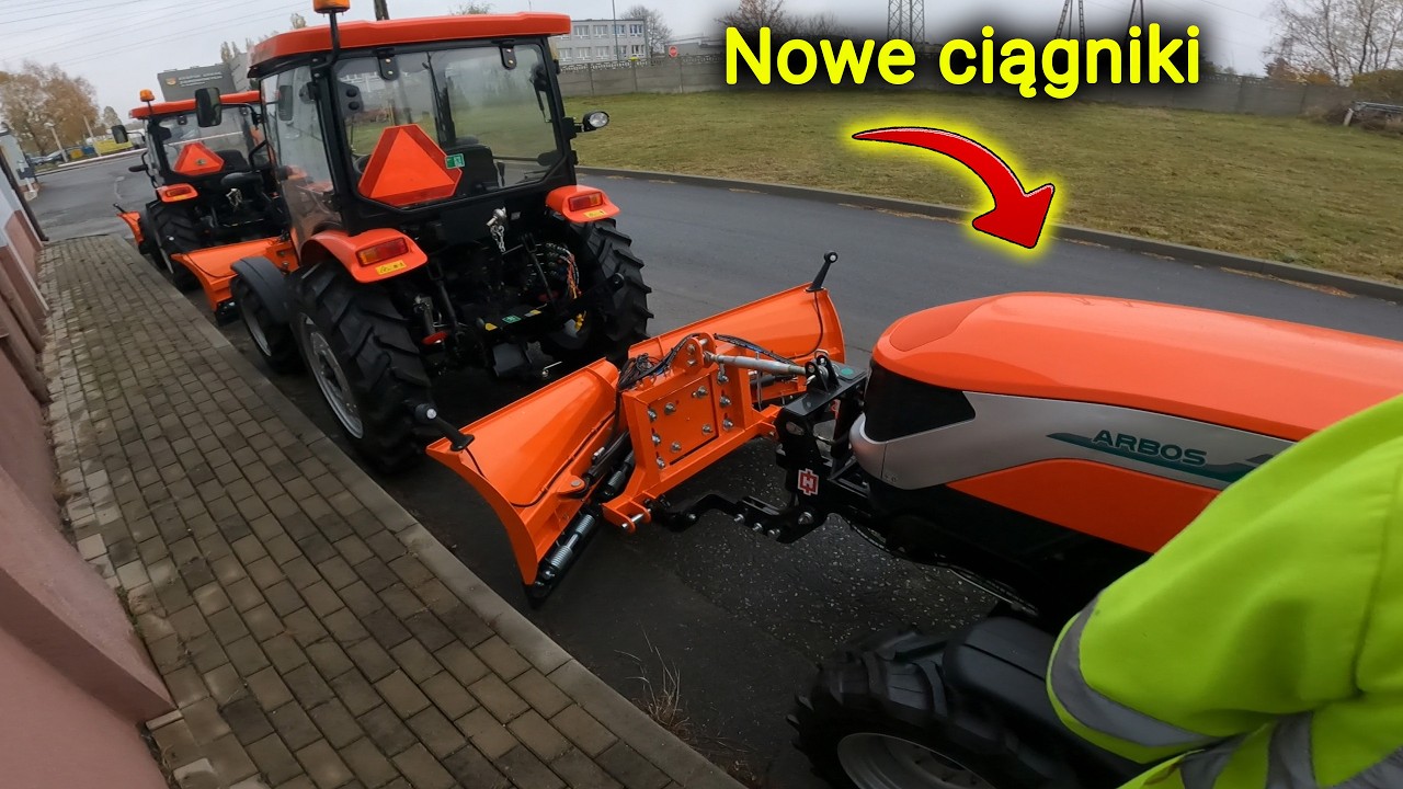 Ogromne zakupy👉 Kupili trzy ciągniki komunalne Arbos seria 2000 na raz [Korbanek]