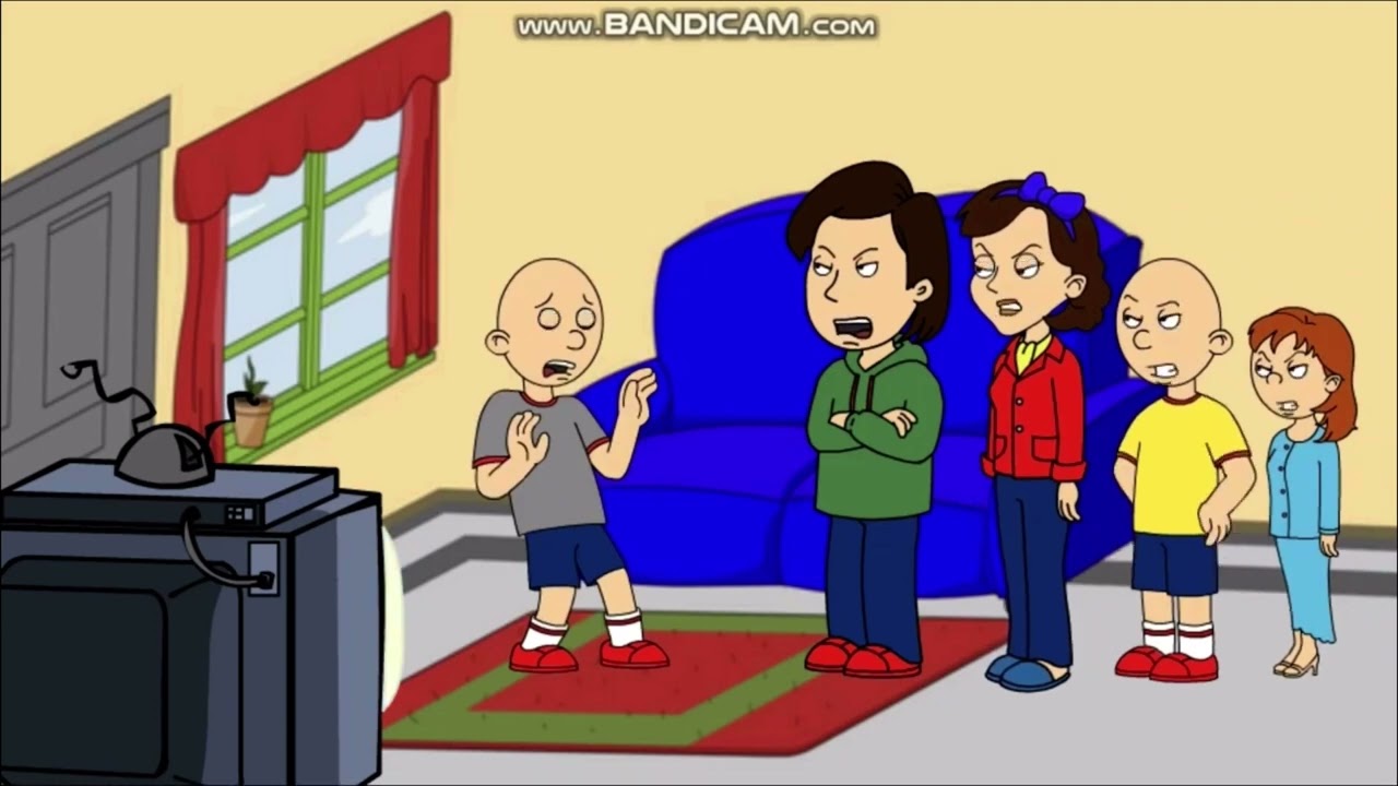 Classic caillou gets a Punishment day