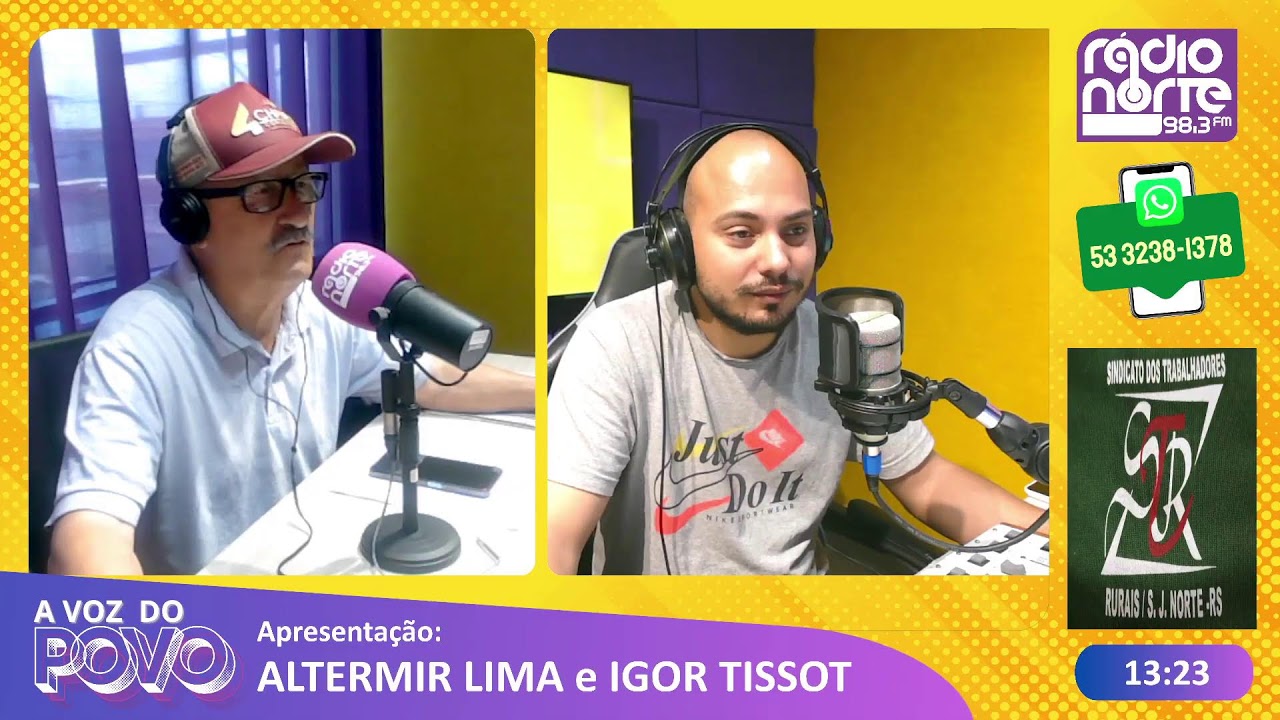 A Voz do Povo 13/03/2026 com Altemir Lima e Igor Tissot na Rádio Norte FM