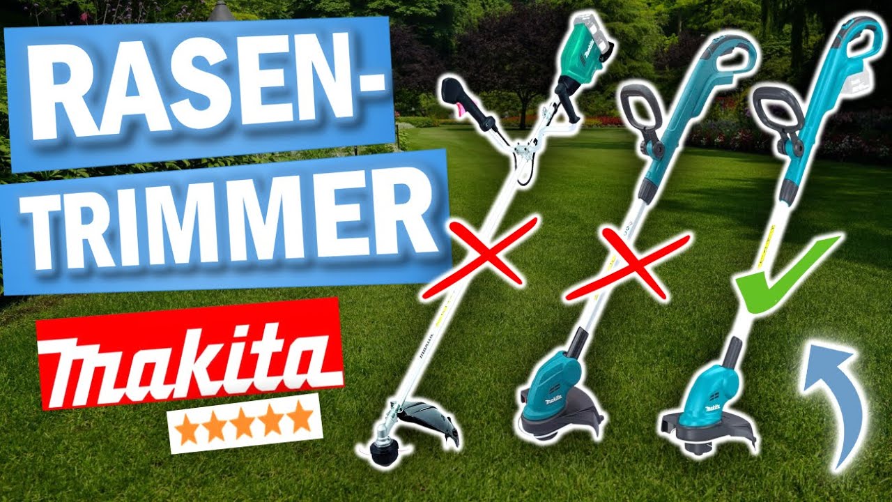 MAKITA AKKU RASENTRIMMER kaufen: Top 3 Makita Akku Rasentrimmer 2026 im Vergleich!
