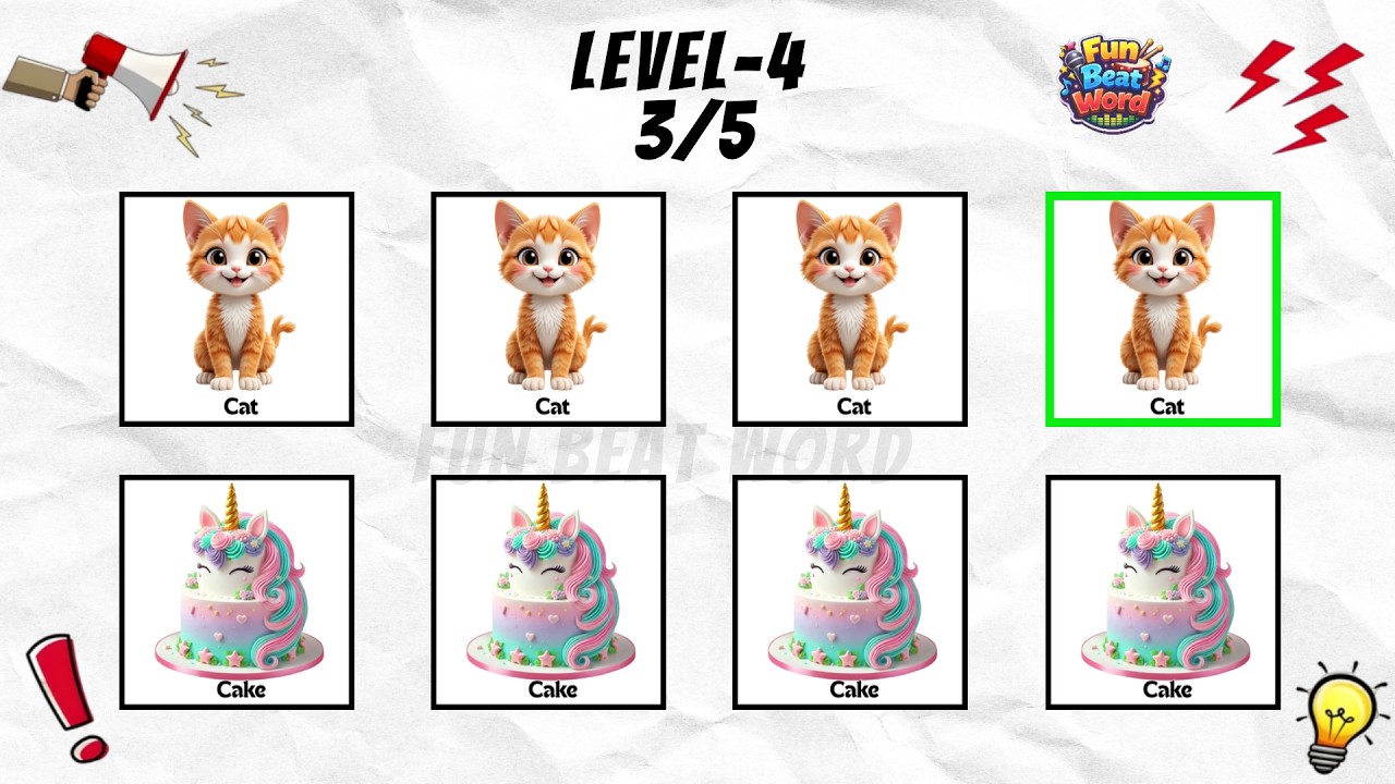 Say The Word On Beat Challenge | PART 107 | Level 1-5 Easy to Insane