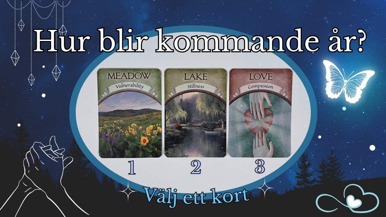 HUR BLIR KOMMANDE ÅR? 🤔😍🤗 Tarot ✨Pick a Card ✨