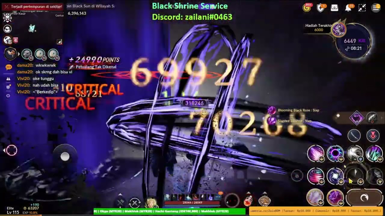 Perburuan Solo BlackSun PoV Void Knight | SERVER BARU | ODYLITA | Black Desert Mobile REMASTERED