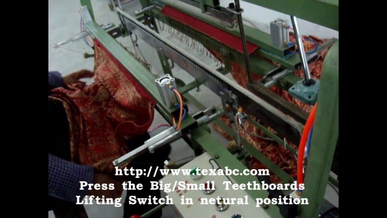 Shawl scarf fringe twisting machine   by Jingong Industrial Co., Ltd.  