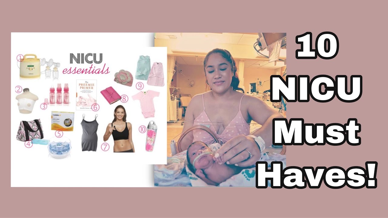 NICU MOM RECOMMENDING 10 MUST HAVES FOR NICU STAY 💜