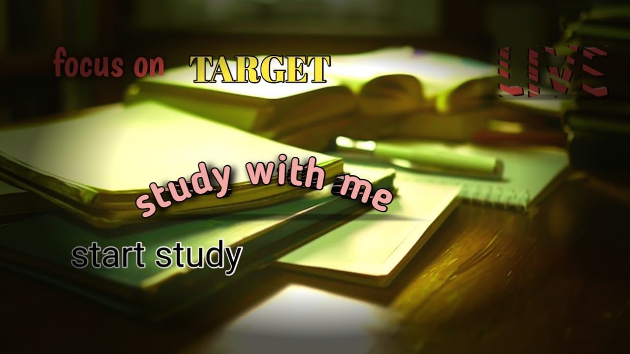 STUDY WITH ME  #Livefocus on target 🔥🔥
