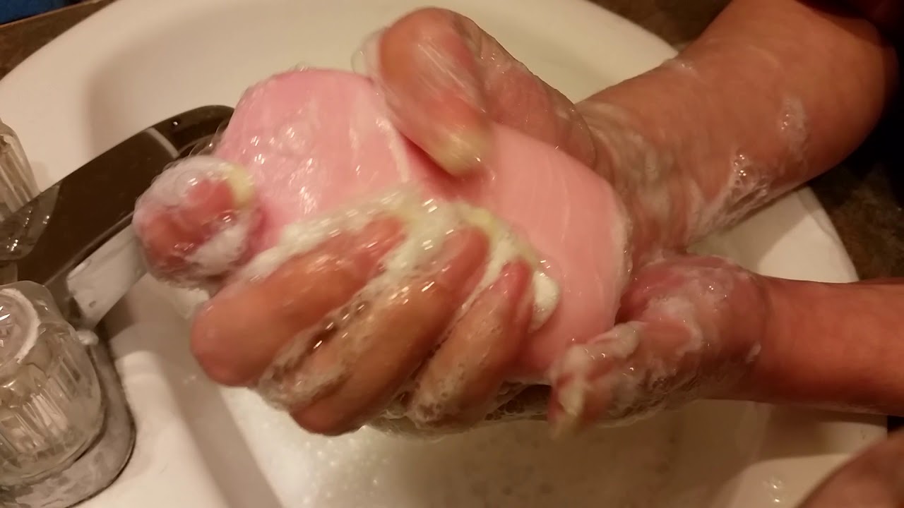 Quick soap & sponge lathering