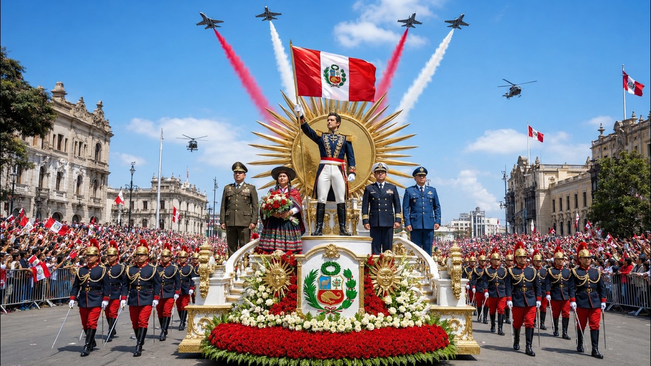 🇵🇪 Peru Independence Day 2026 | Grand Military Parade & National Celebration in Lima 4K