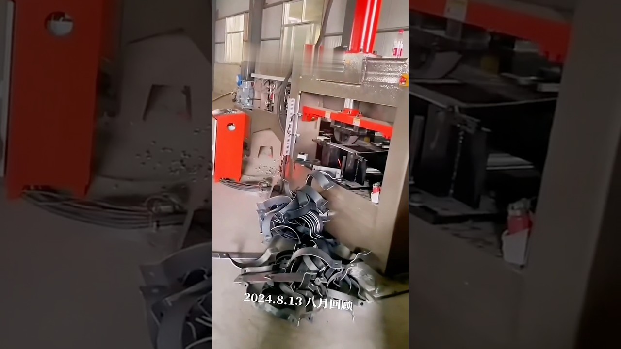 Pipe clamp machine, pipe clamp manufacturing machine, pipe clamp forming machine