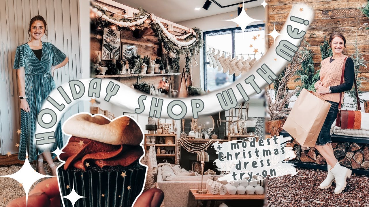 Christmas SHOP WITH ME: decor, presents, treats + modest Amazon dress haul! | Mennonite Mom Life