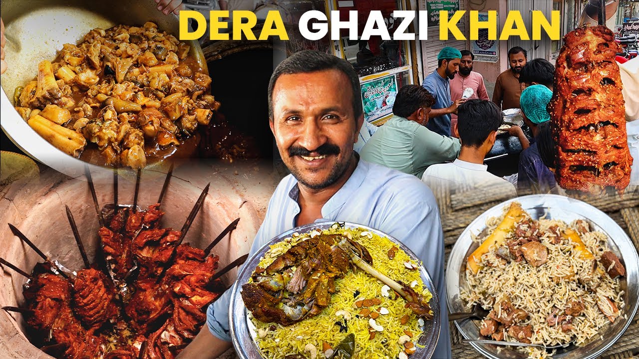 48 HOURS OF EXTREME STREET FOOD IN DERA GHAZI KHAN | Mutton Khadda Sajji, Suhrani Paye, Gujar Pulao