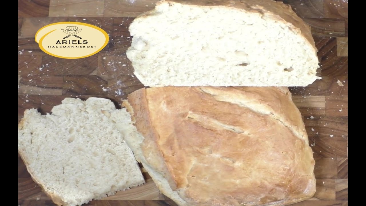 Brot backen ohne Hefe und ohne Sauerteig  super einfach sehr lecker schnell gemacht, kochen, Brot,