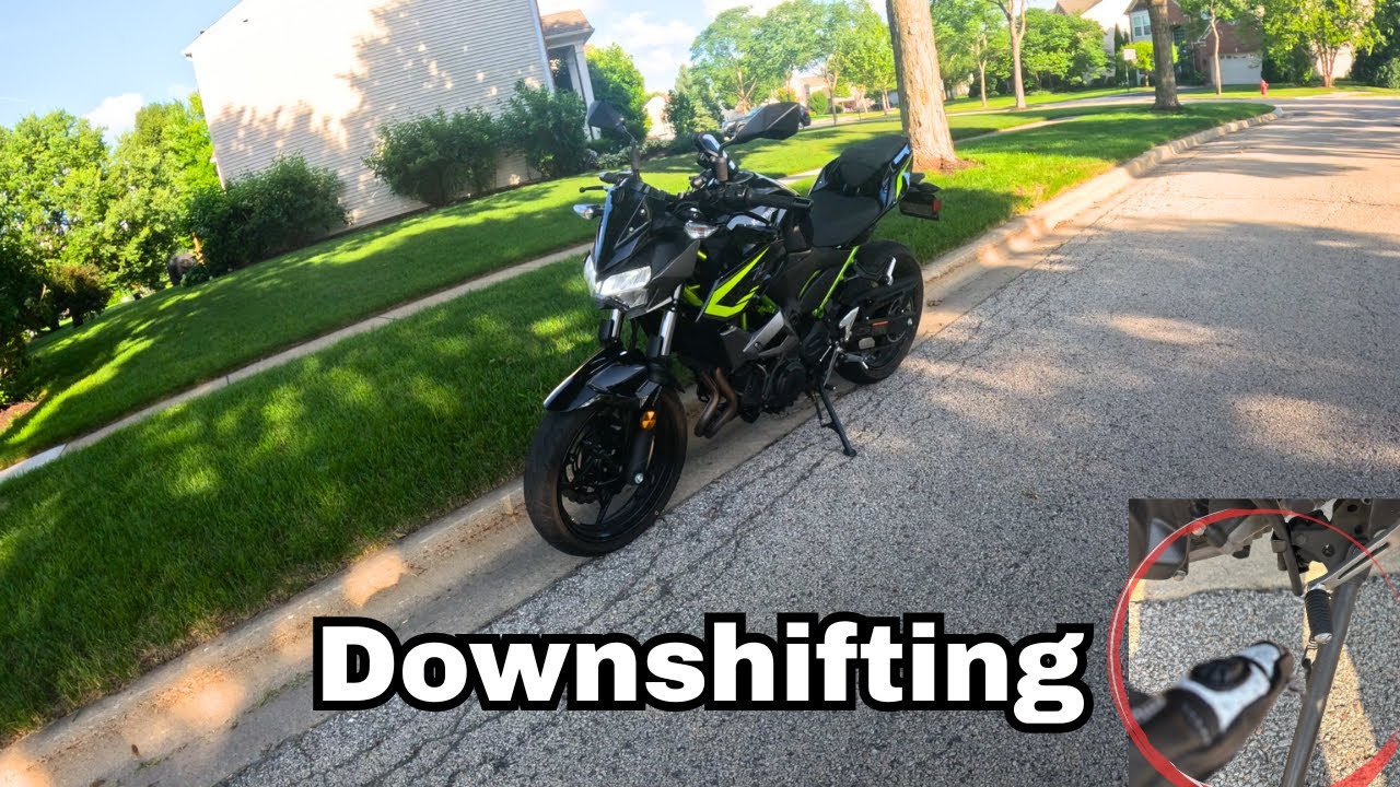 How to Downshift Gears on a Motorcycle!