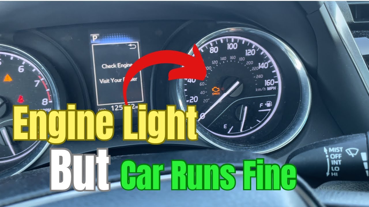 Check Engine Light stays On But Car Runs Fine | Fix It Fast!