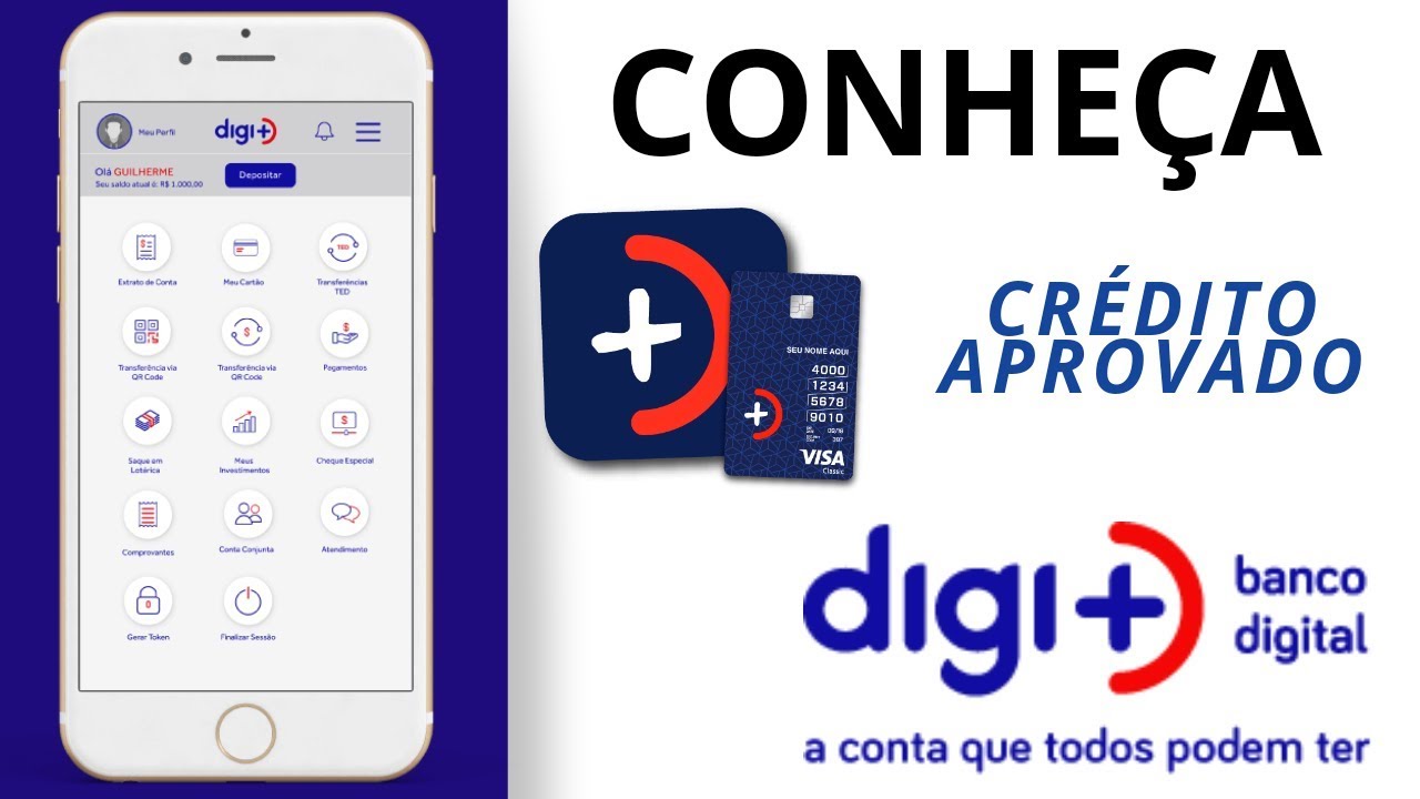 SOU DIGI+ | CART&Atilde;O DE CR&Eacute;DITO APROVADO | VALE A PENA?
