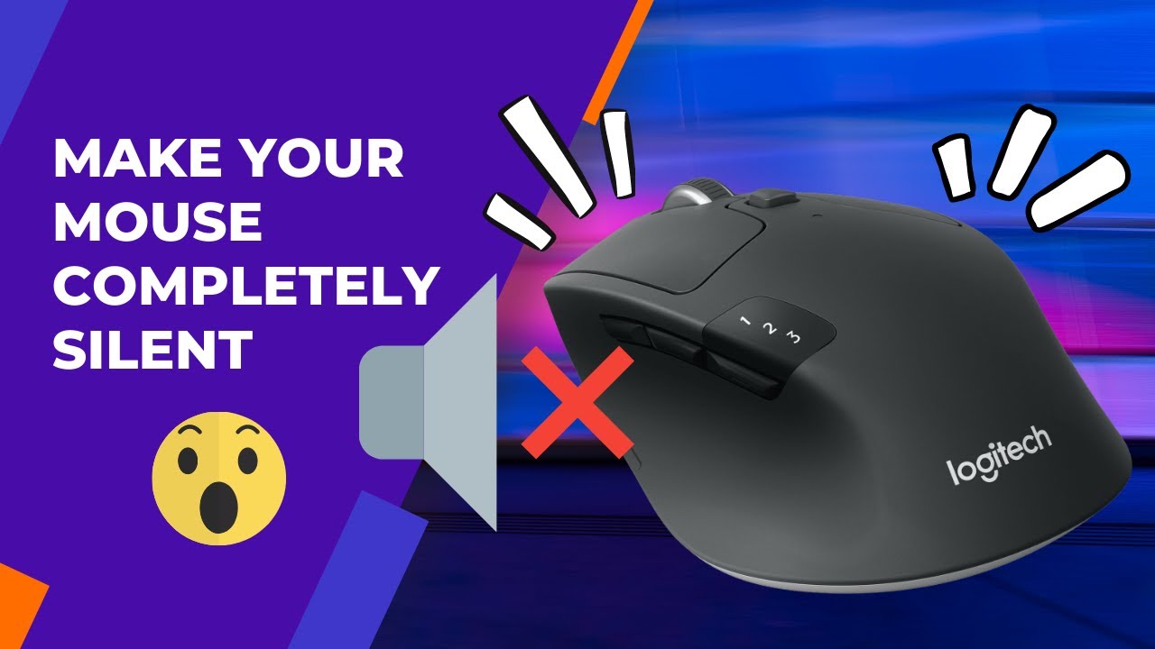 Make your Logitech M720 Triathlon mouse SILENT 🔇