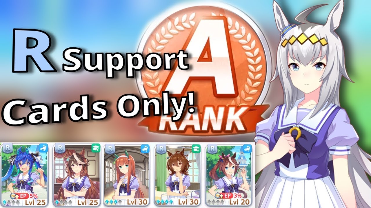 No SSR or SR NEEDED! How I Hit A Rank Using ONLY R Support Cards | Umamusume: Pretty Derby