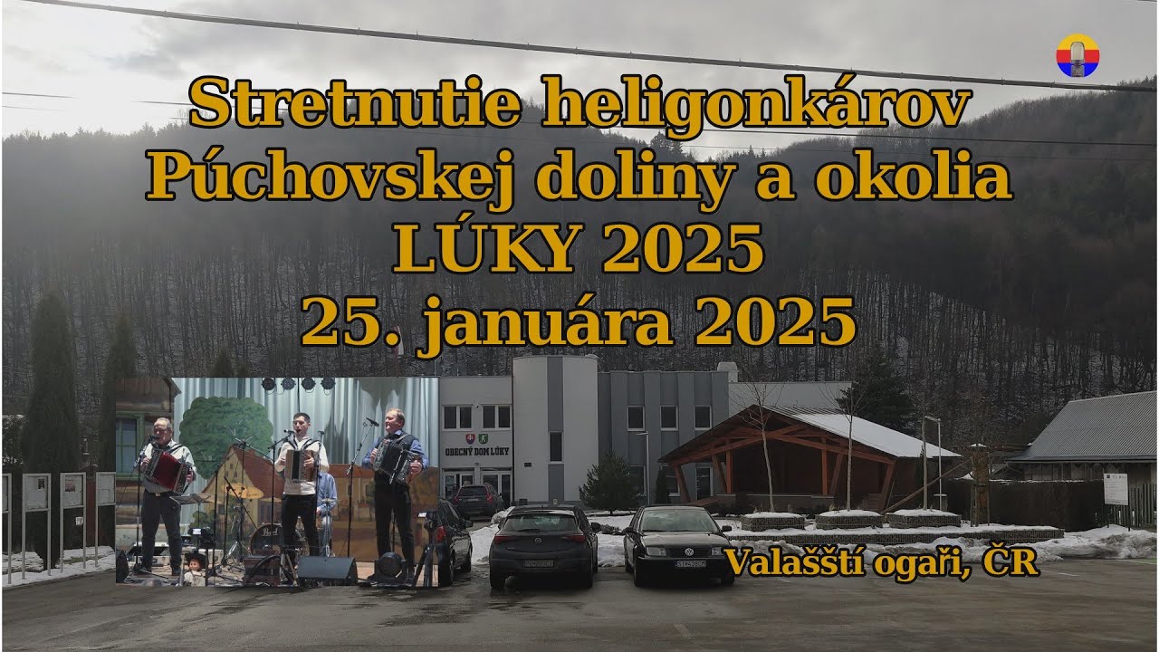 Lúky 25. 1. 2025: Stretnutie heligonkárov Púchovskej doliny a okolia — Valašští ogaři.