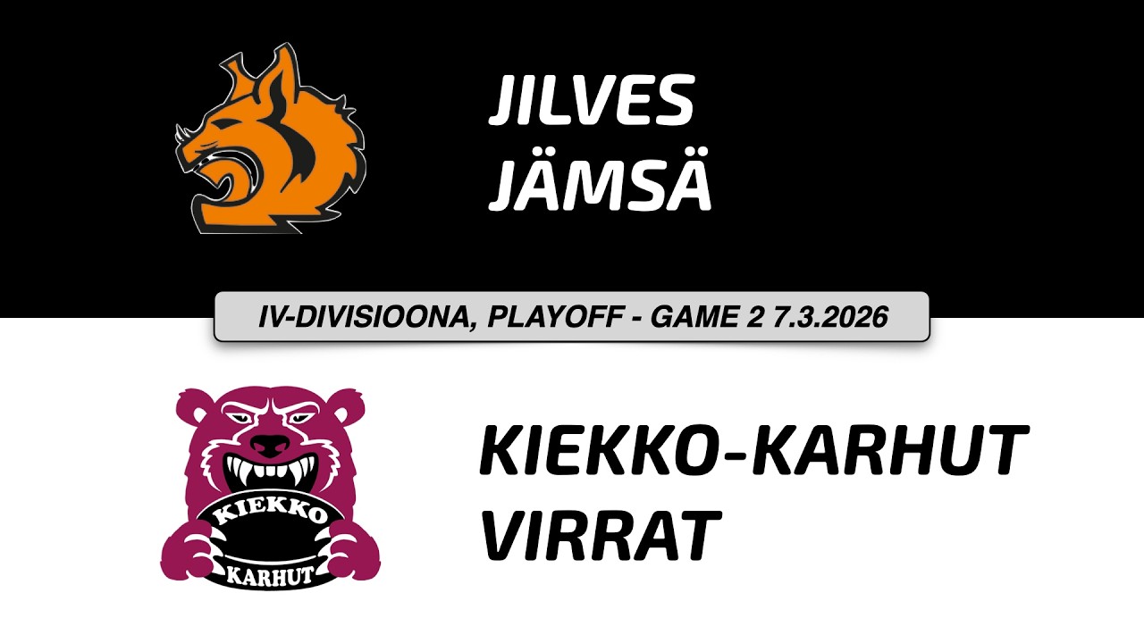 IV-Div. Playoff 7.3.2026: JIlves vs. Kiekko-Karhut