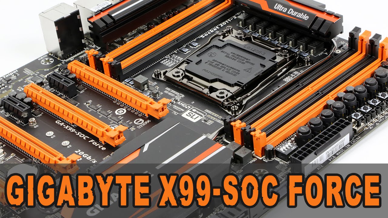 [Review] Gigabyte X99-SOC Force - Unboxing & Review (German)