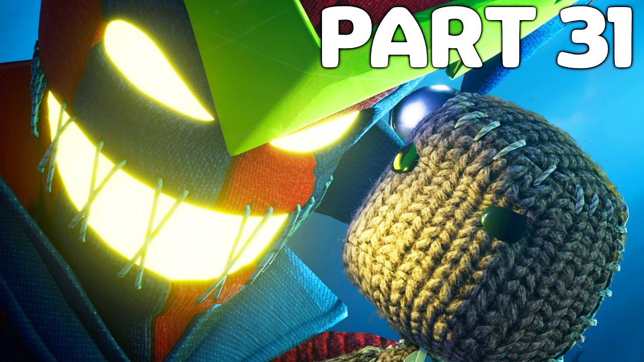Sackboy A Big Adventure -  Boss Fight - The Deep End 100% Walkthrough Part 31 - PS5 Gameplay