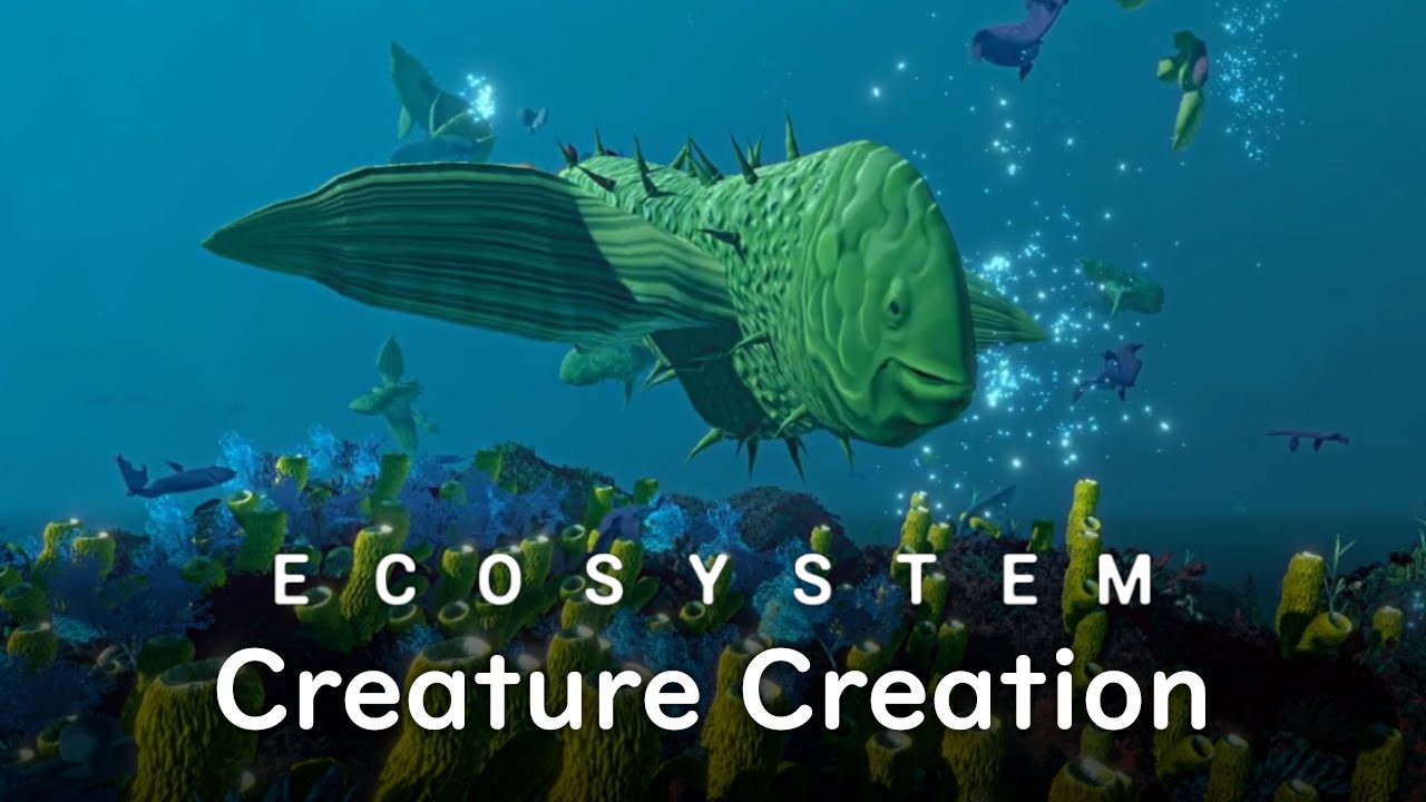Creating Life in Ecosystem!🦀🐟 - Gameplay Guide - Ecosystem Game