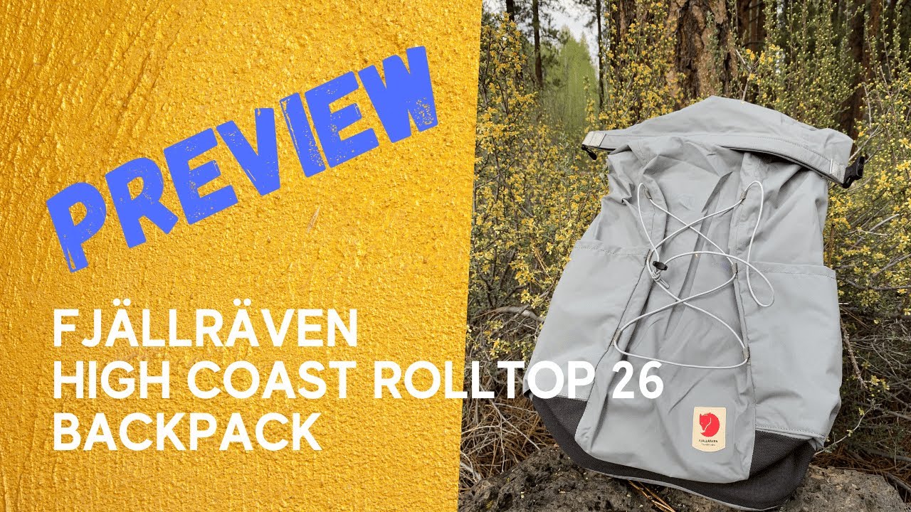 Fjällräven High Coast Rolltop 26 Backpack Preview