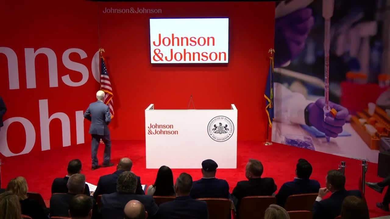 Johnson & Johnson to build manufacturing facility in Montgomery County,