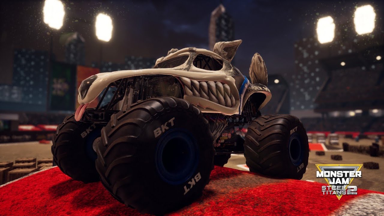 Monster Mutt Husky vs Competitors Monster Jam Steel Titans 2