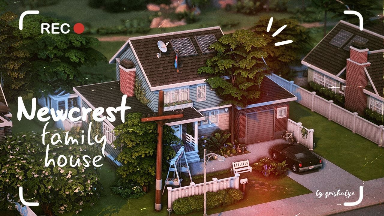 Жилой дом в Ньюкрест | Строительство | The Sims 4 | No CC