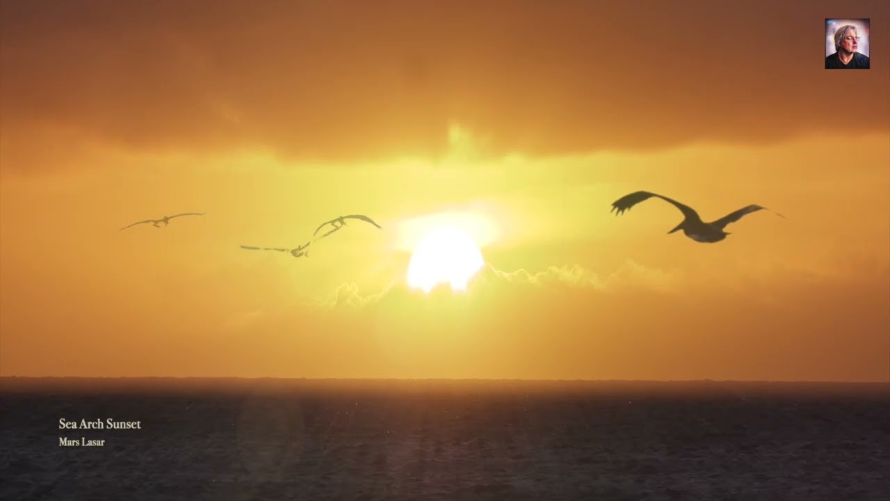 Sea Arch Sunset - Mars Lasar