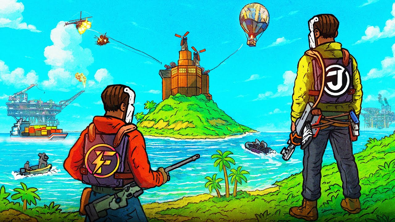 We CLAIMED the BEST ISLAND as a DUO in RUST